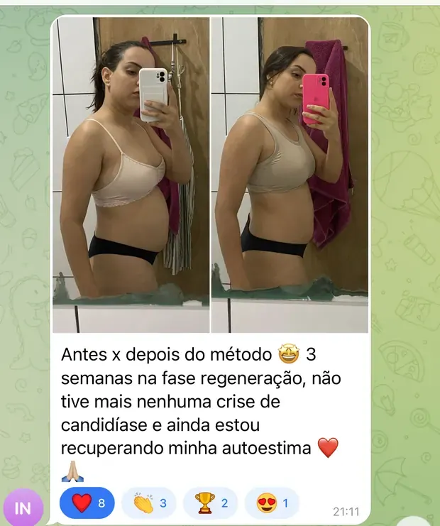 Depoimento de aluna: 3 semanas sem nenhuma crise de candidíase